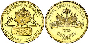 1977. Haití. 500 gourdes. (Fr. 34) (Kr. ... 