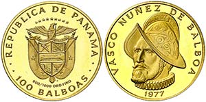 1977. Panamá. 100 balboas. (Fr. 1) (Kr. ... 