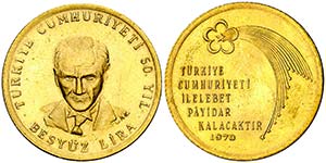 1973. Turquía. 500 liras. (Fr. 223) (Kr. ... 