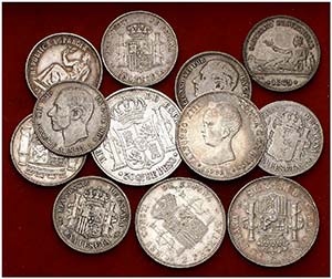 1869 a 1933*1934. 50 centavos, 1 (ocho) y 2 ... 