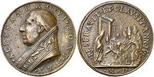(s. XVII). Papa Alejandro VI (el valenciano ... 