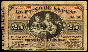 1884. 25 pesetas. (Ed. B66) (Ed. 282) ... 