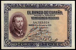 1926. 25 pesetas. (Ed. B118) (Ed. 335). 12 ... 