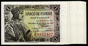 1943. 1 peseta. (Ed. D48a) (Ed. 447a). 21 de ... 