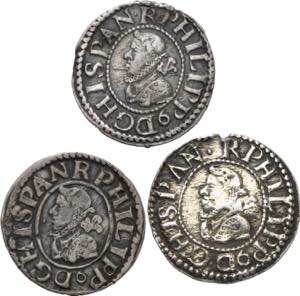1611 a 1613. Felipe III. Barcelona. 1/2 ... 
