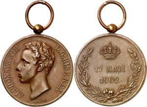 1902. Alfonso XIII. Mayoría de edad. (V. ... 