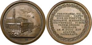 1814. Fernando VII. Zaragoza. Restitución ... 