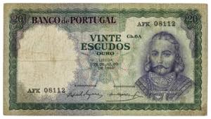 Portugal. 1960. Banco de Portugal. 20 ... 