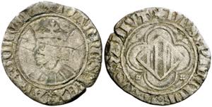 Joan I (1387-1396). Perpinyà. Doble ... 