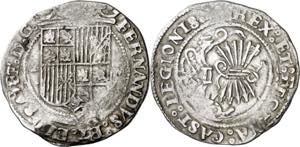 Reyes Católicos. Toledo. M. 1 real. (AC. ... 