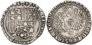 Reyes Católicos. 1 real. (AC. 476). Sin ... 