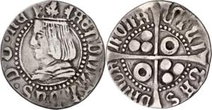 s/f. Carlos I. Barcelona. 1 croat. (AC. 60) ... 