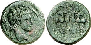 s/d. Octavio Augusto. Frigia. Apamea. AE 19. ... 