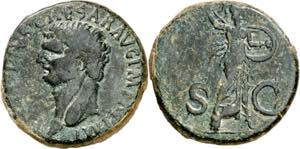 (41-42 d.C.). Claudio. As. (Spink 1861) (Co. ... 