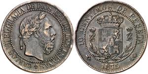 1875. Carlos VII, Pretendiente. Oñate. 10 ... 