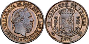 1875. Carlos VII, Pretendiente. Oñate. 10 ... 