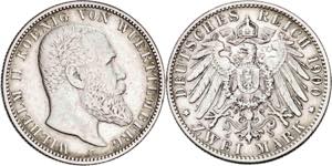 Alemania. Württemberg. 1900. Guillermo II. ... 