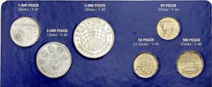 Argentina. 1978. 20, 50, 100, 1000, 2000 y ... 