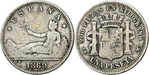 1869*--6-. Gobierno Provisional. SNM. 1 ... 