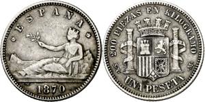 1870*1870. Gobierno Provisional. SNM. 1 ... 
