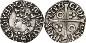 Martí I (1396-1410). Barcelona. Mig croat. ... 