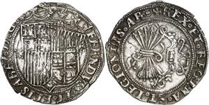 Reyes Católicos. Toledo. M. 2 reales. (AC. ... 