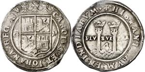 s/d. Juana y Carlos. México. G. 4 reales. ... 