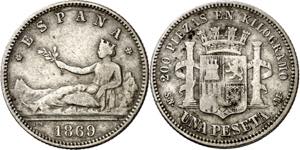 1869*1869. Gobierno Provisional. SNM. 1 ... 