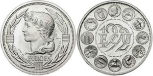Europa. 1992. 1 ecu. (KM.UWC. E13). ESSAI. ... 