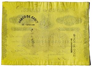 (1847). Banco de Cádiz. 1000 ... 