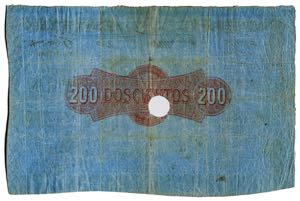 1857. Banco de Zaragoza. 200 ... 