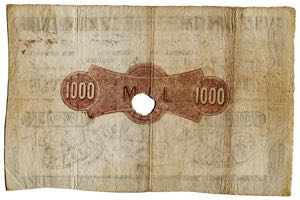 1857. Banco de Zaragoza. 1000 ... 