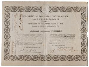 1869. Carlos VII, Pretendiente. Amsterdam. ... 