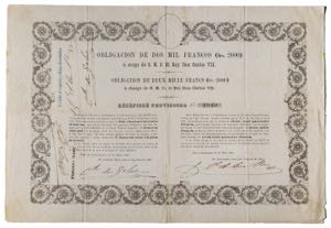 1869. Carlos VII, Pretendiente. Amsterdam. ... 