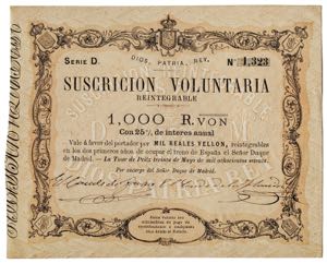 1870. Carlos VII, Pretendiente. La Tour de ... 