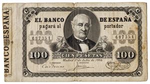 1884. 100 pesetas. (Ed. 289) (Pick 31). 1 de ... 
