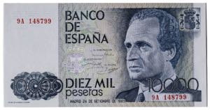 1985. 10000 pesetas. (Ed. 481b) (Pick 161*). ... 