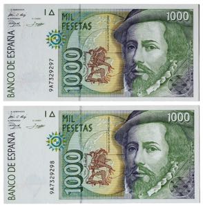 1992. 1000 pesetas. (Ed. 483c) (Pick 163*). ... 