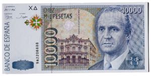 1992. 10000 pesetas. (Ed. 485b) (Pick 166*). ... 