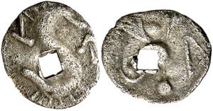 (s. III-II a.C.). Galia. Hemióbolo. (ACIP. ... 