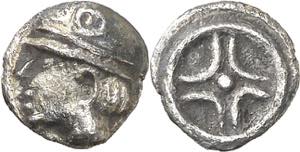 (s. V a.C.). Galia. Massalia. Óbolo. (S. 70 ... 