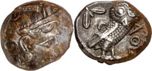 (353-294 a.C.). Ática. Atenas. Tetradracma. ... 