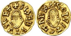 Sisebuto (612-621). Tarraco. Triente. (CNV. ... 