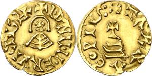Ervigio (680-687). Tarraco. Triente. (CNV. ... 