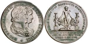 1816. Fernando VII. Cádiz. Matrimonio con ... 