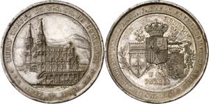 1901. Alfonso XIII. Nuevo templo de la ... 