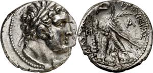(75-74 BC). Phoenicia. Tyre. Tetradrachm. ... 