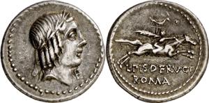 (90 a.C.). Gens Calpurnia. Denario. (Bab. ... 