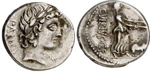 (hacia 90 a.C.). Gens Vibia. Denario. (Bab. ... 