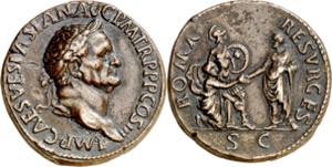 (s. XVIII-XIX). Vespasiano. Sestercio. ... 